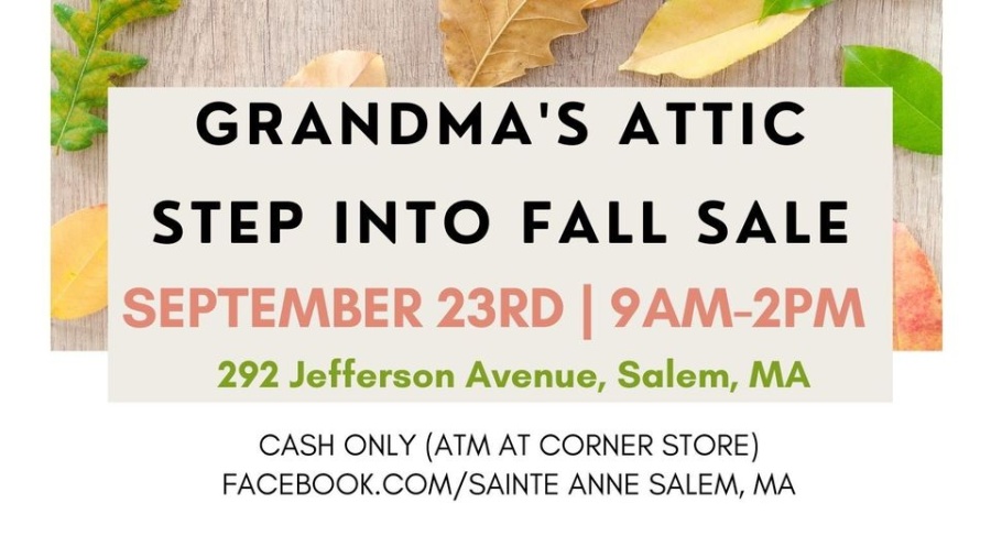 Grandma's Attic Step into Fall Sale