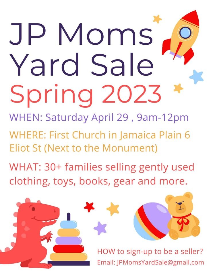 JP Moms Yard Sale Spring 2023