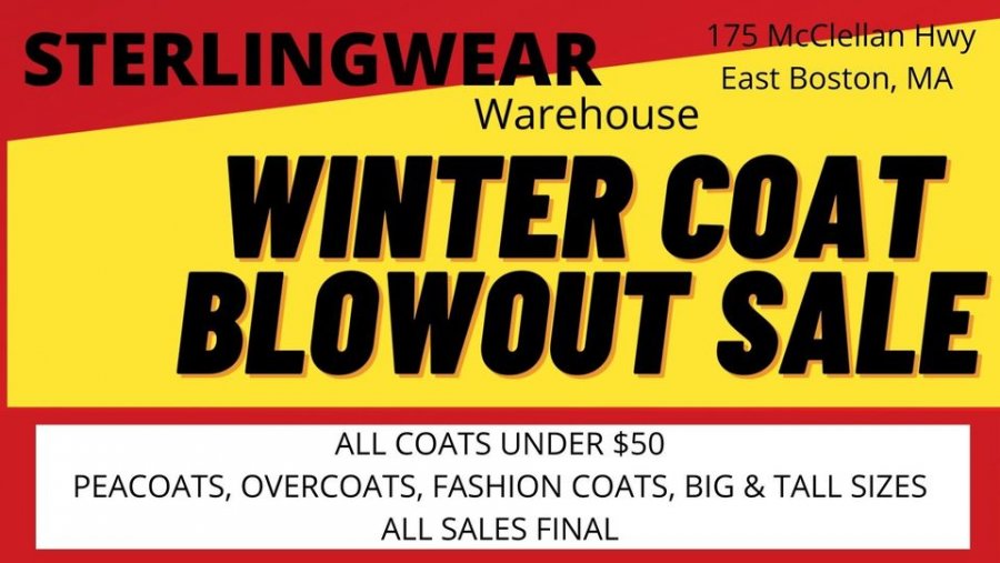 Sterlingwear of Boston Winter Coat Blowout Sale