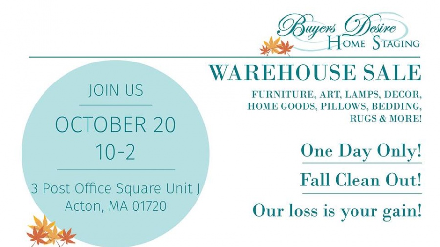 Buyers Desire Home Staging, Inc. Warehouse Sale