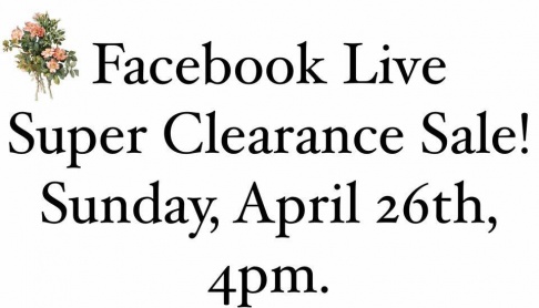 The Ladies' Room Super Clearance Sale on FaceBook Live