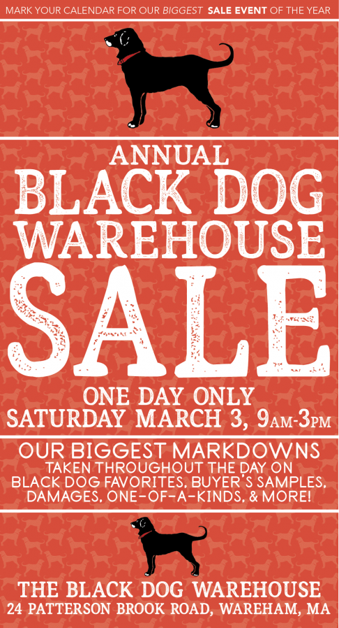 The Black Dog Annual Warehouse Sale